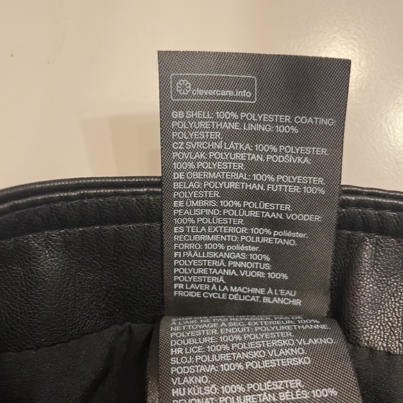 H&M vegan leather skirt - Picture 4 of 4